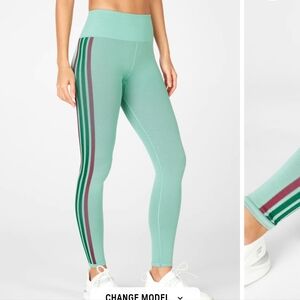 Fabletics high waisted stripe seamless legging